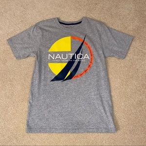 Boys’ Nautica Gray Short Sleeve T-Shirt